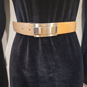 Genuine Leather Tan Belt by Aldo Like New Waist 35"-39"